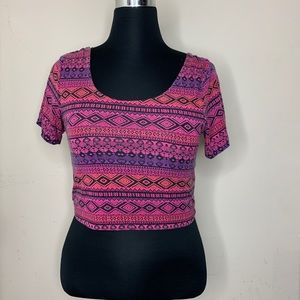 Bethany Mota Printer crop top